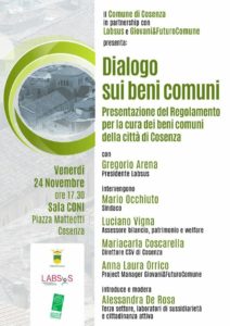 dialogo beni comuni