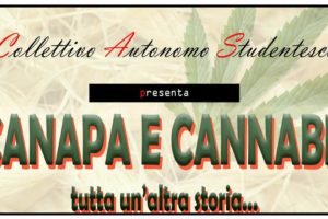 Cosenza: il 28 dicembre l’evento “CANAPA E CANNABIS tutta un’altra storia”.