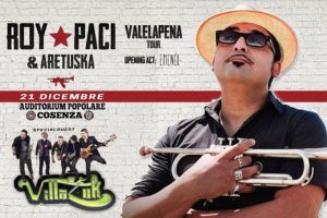 Cosenza: il 21 dicembre Roy Paci & Aretuska all’Auditorium Popolare.