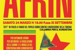 Cosenza: sabato in piazza per Afrin. Mobilitazioni in tutto il mondo