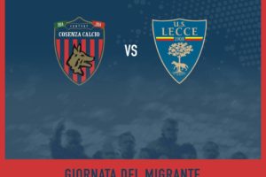 Cosenza calcio: il 19 marzo “Giornata del Migrante”