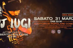 Dj Lugi torna a casa: sabato live al “Rialzo”