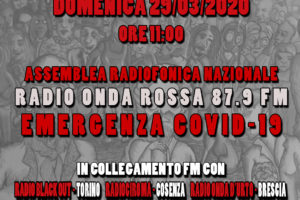 29 MARZO: Assemblea Radiofonica Nazionale